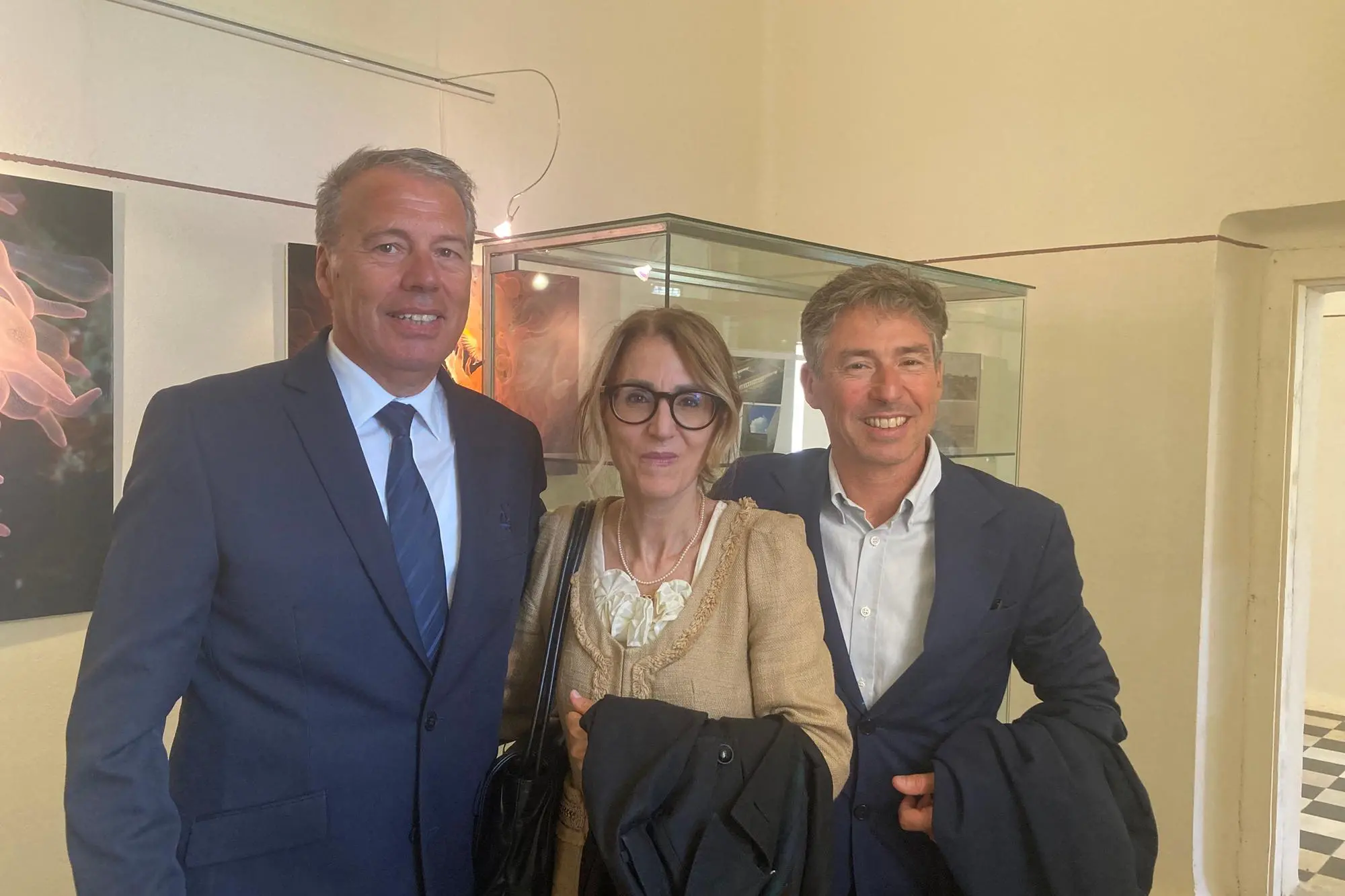 Gianmaria Deriu, Lucia e Manfredi Borsellino (foto Pala)
