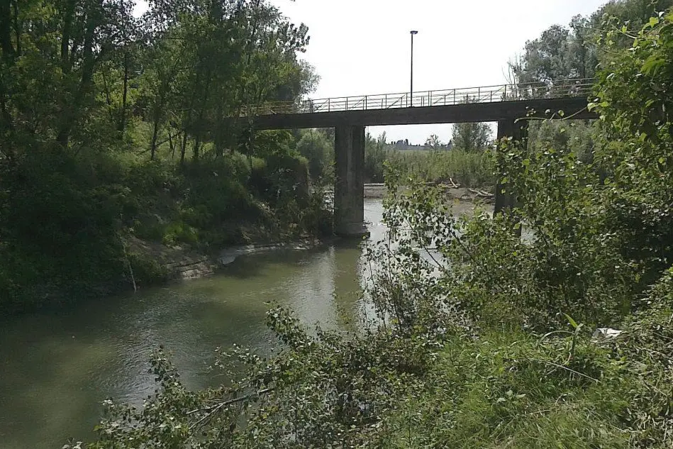 Il torrente Idice (foto Wikipedia)