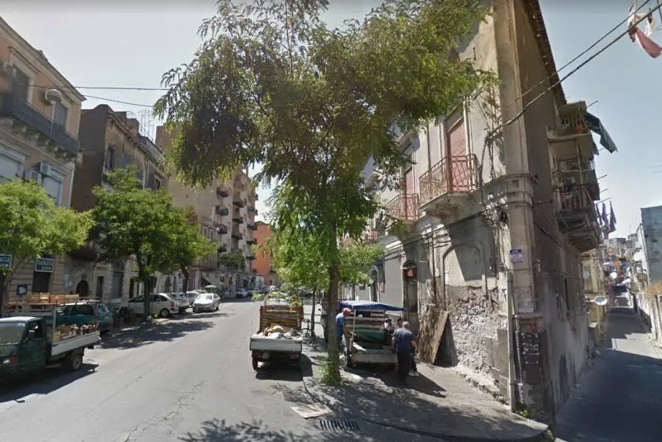 Uno scorcio del quartiere San Cristoforo di Catania