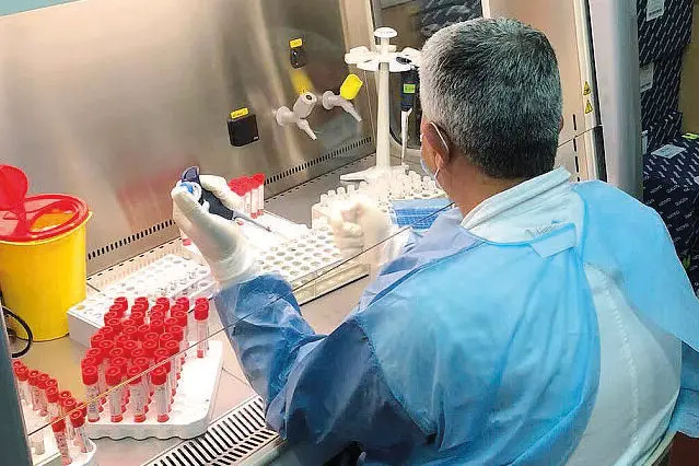 Un laboratorio analisi