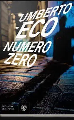 Il suo ultimo romanzo, &quot;Numero zero&quot;