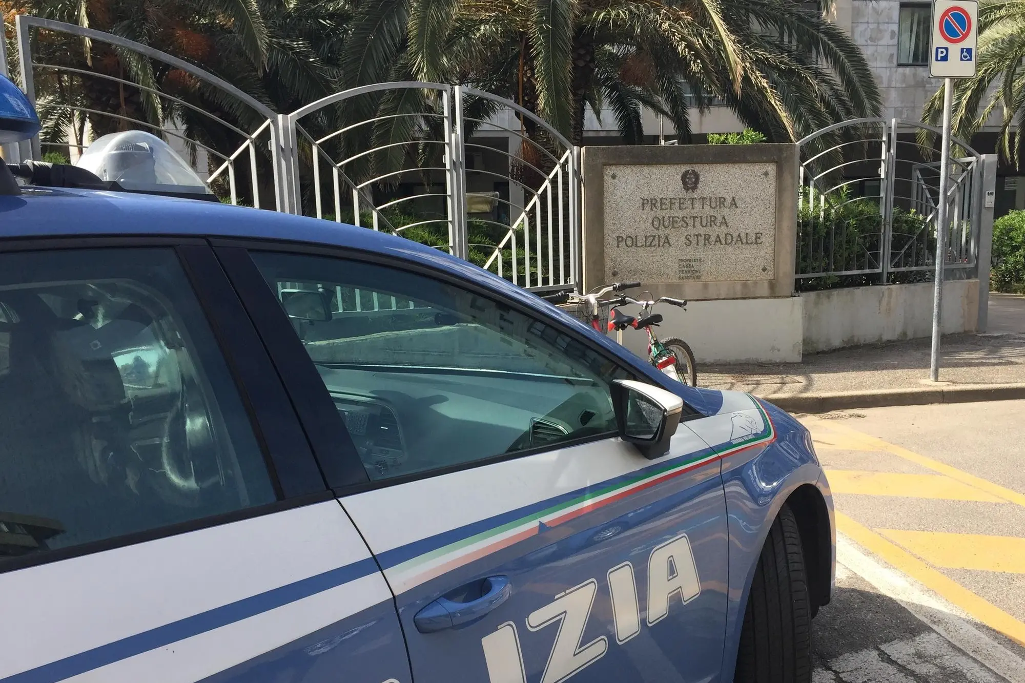 Polizia a Oristano