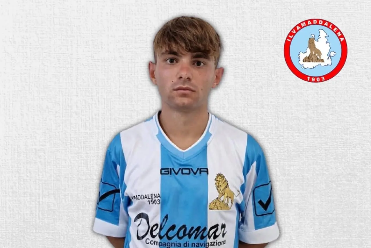 Matteo Coschiera, 19 anni, nuovo giocatore dell'Ilvamaddalena (L'Unione Sarda)