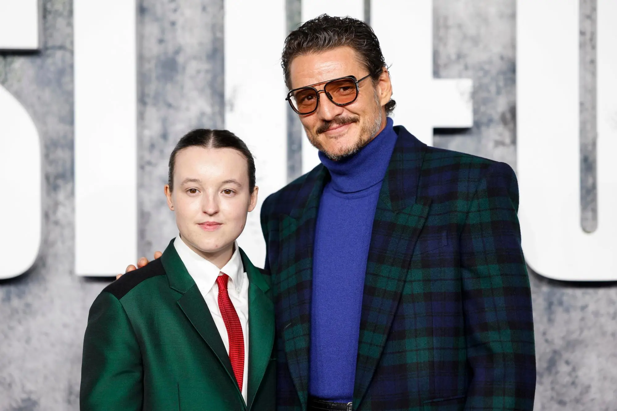 Bella Ramsey e Pedro Pascal (Ansa-Epa)