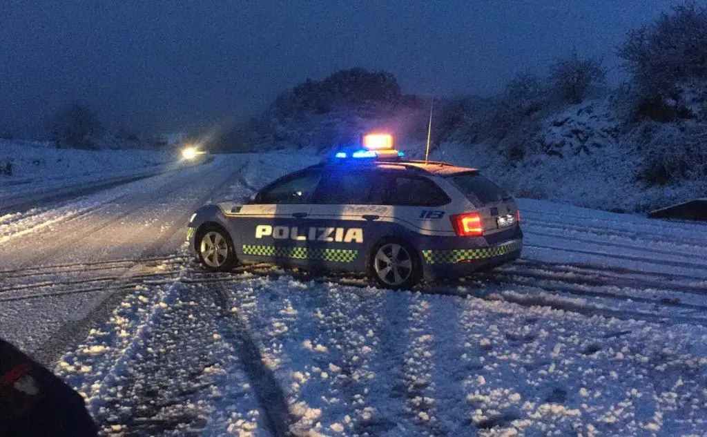 Neve a Campeda stamattina