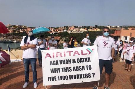 Air Italy, ultime proteste per i lavoratori a Olbia