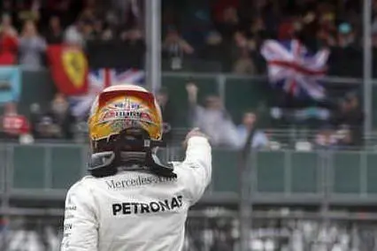 Lewis Hamilton pilota Mercedes e campione del mondo di Formula 1