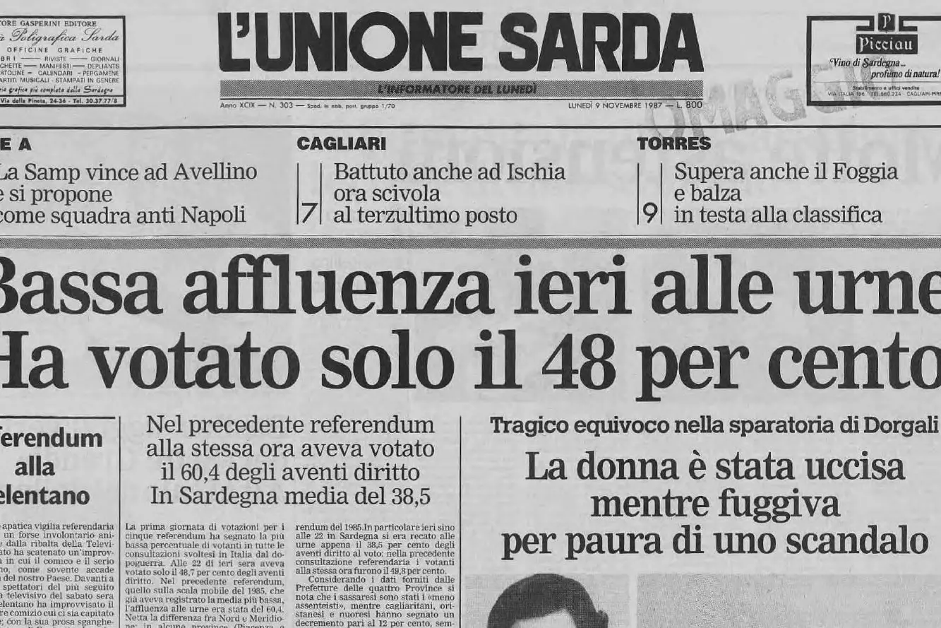 (Archivio L'Unione Sarda)