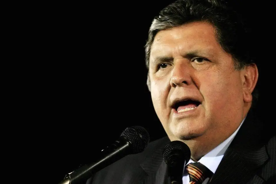 L'ex presidente peruviano Alan Garcia (Ansa)