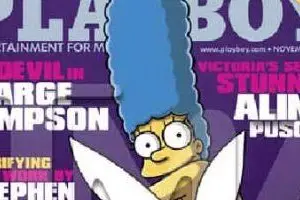 Marge Simpson su Playboy