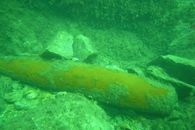 Un missile sott'acqua