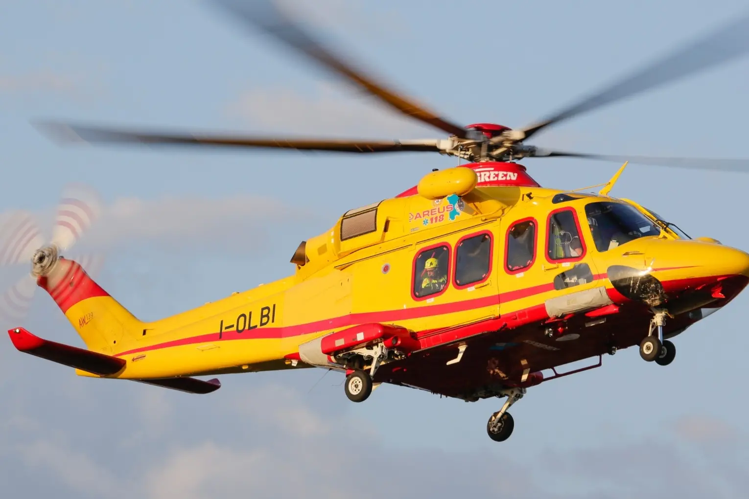 Echo Lima1 in volo