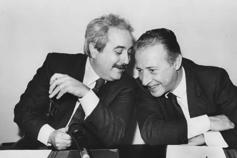 I due magistrati Giovanni Falcone e Paolo Borsellino