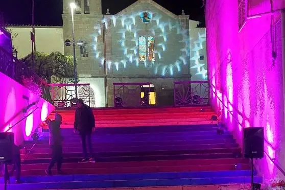 La scalinata del Convento a Ittiri (foto concessa)