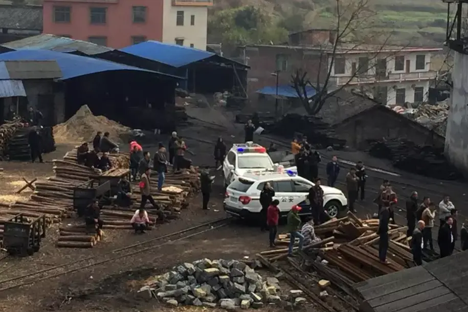 Cina, esplosione in miniera (foto Ansa)