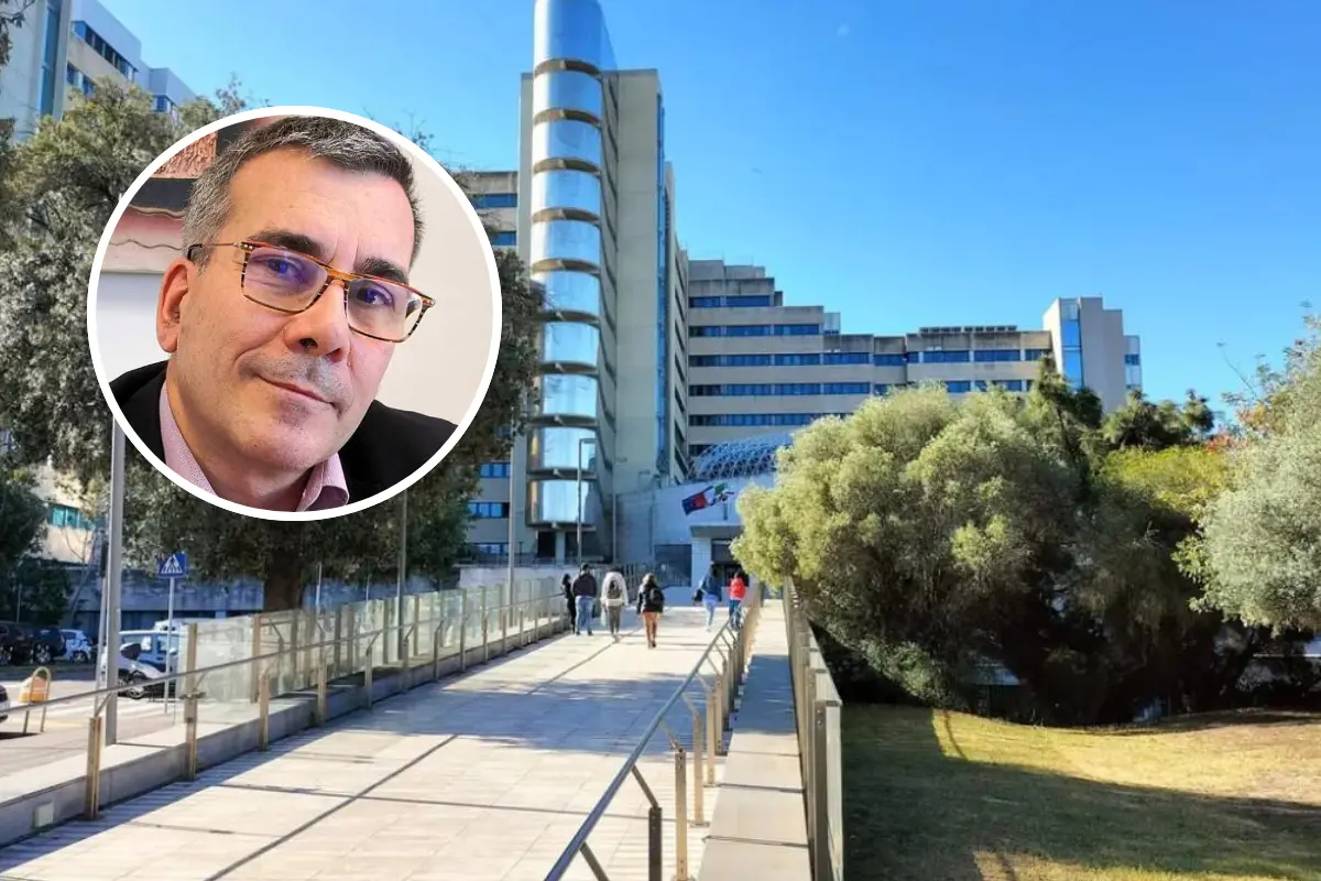 Il Brotzu e, nel tondo, Antonio Guerrieri