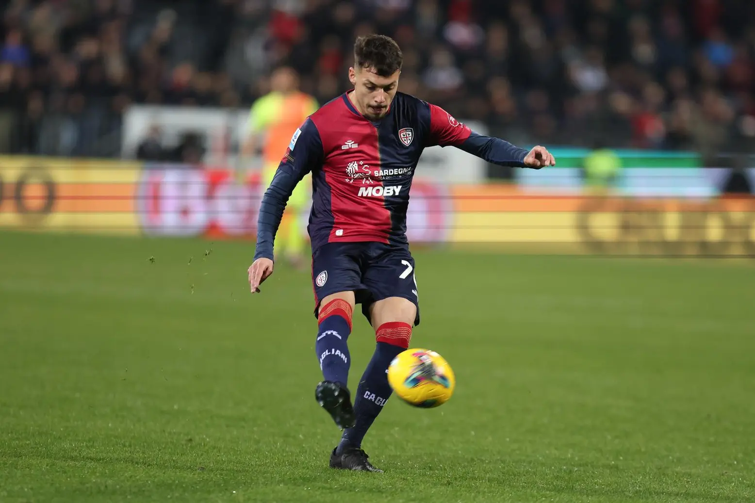 Gianluca Gaetano, trequartista del Cagliari (foto Fabio Murru)
