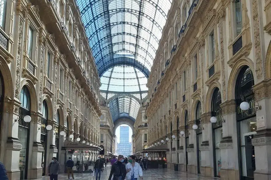 La Galleria Vittorio Emanuele (Ansa - Magliaro)