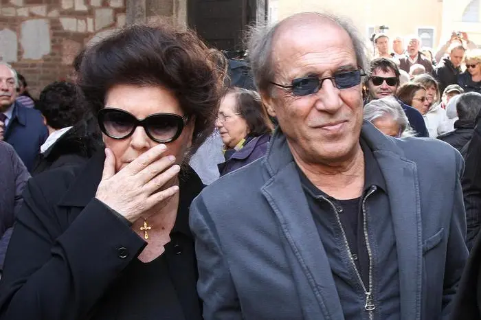 Claudia Mori e Adriano Celentano (Ansa)