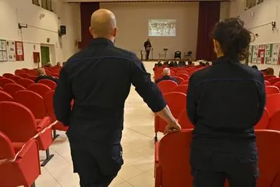 Una discussione di laurea in carcere (foto archivio Unione Sarda)