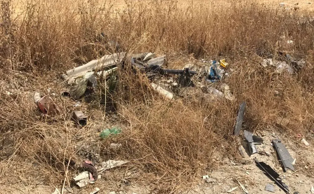 Rifiuti nella zona delle vigne a Quartucciu