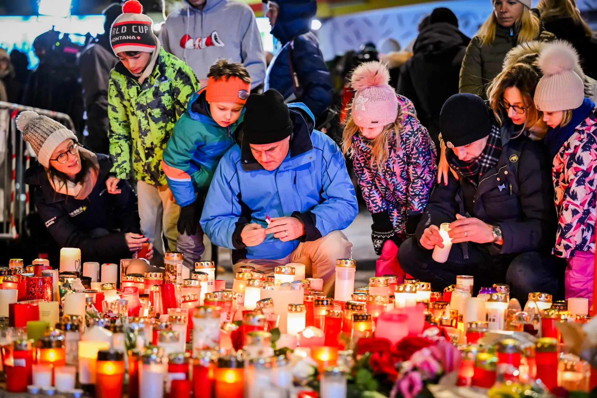 Crans-Montana (foto Ansa/Epa)