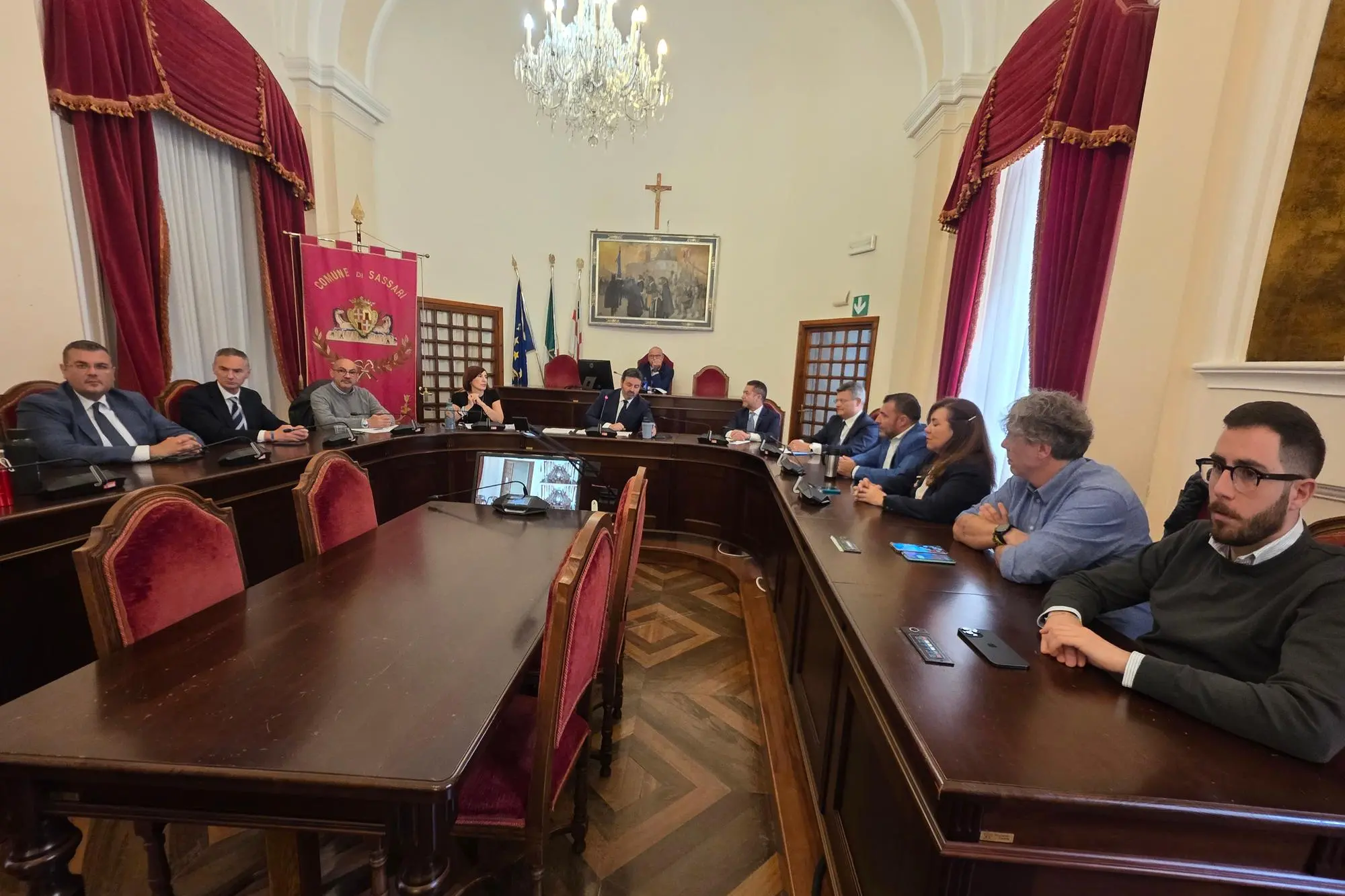 Conferenza stampa a Palazzo Ducale sulla risoluzione con Maspa