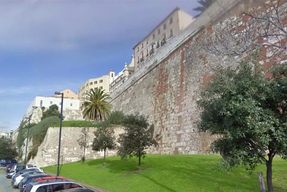 Il bastione di Santa Croce a Cagliari