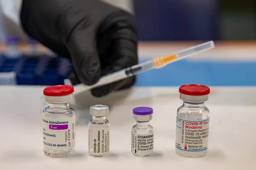 Fiale dei vaccini anti Covid-19 (Ansa - Vece)