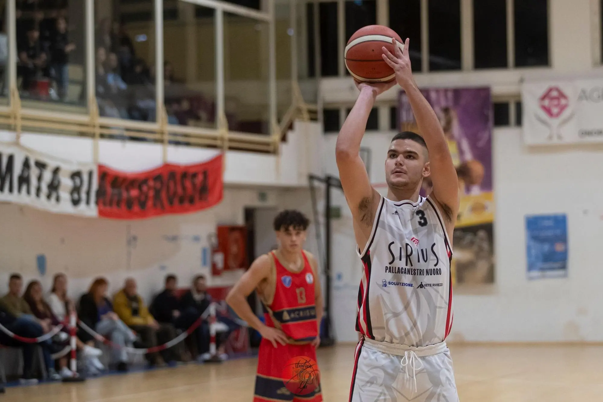 Stefano Piredda, esterno della Sirius Nuoro (foto concessa Pall. Nuoro)