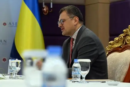 Il Ministro degli affari esteri in Ucraina Dmytro Kuleba (foto Ansa)