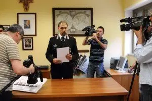 Ottana: conferenza stampa dei carabinieri