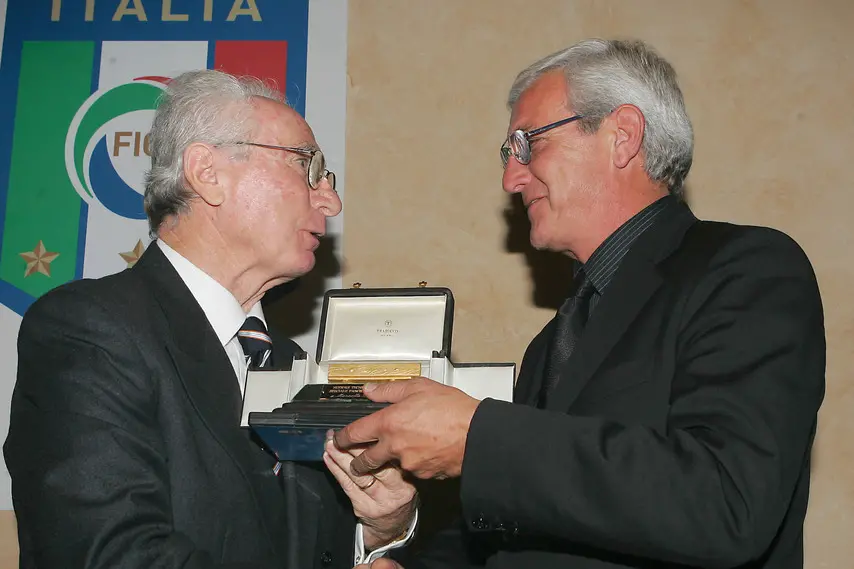 Con Marcello Lippi a Coverciano