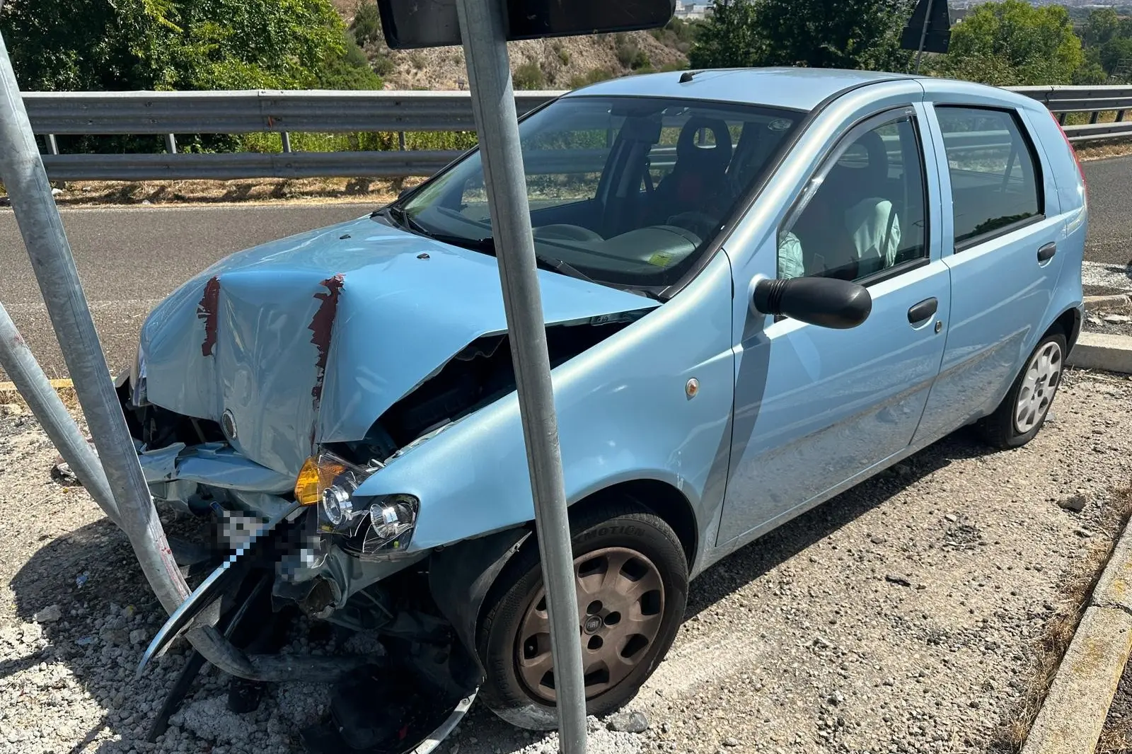 L'incidente (foto Floris)