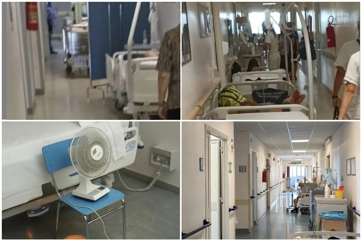 Bilder aus dem Inneren des San Francesco Krankenhauses in Nuoro (Foto: Nursing Up)
