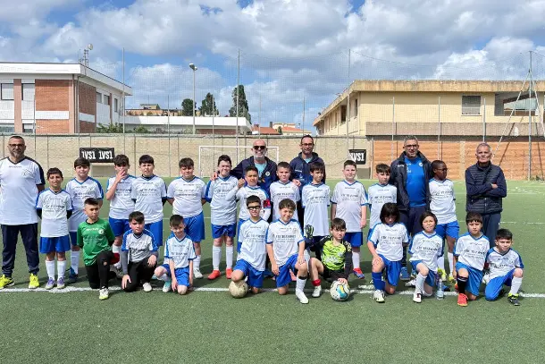 Gli allievi di Quartieri Riuniti (foto concessa e autorizzata)