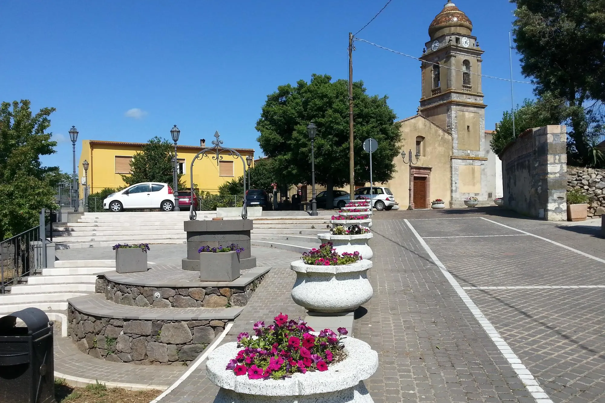 Piazza Rimembranza a Sennariolo (foto Pintus)