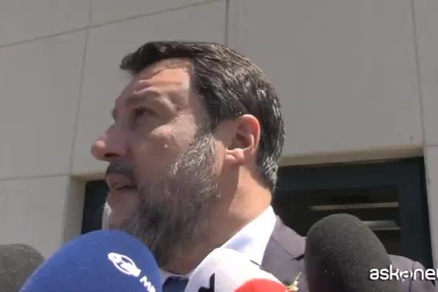 Salvini: &quot;Frustrante essere a processo nell'aula dei peggiori mafiosi&quot;