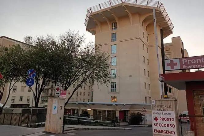 L'ospedale Santissima Annunziata di Sassari (foto Tellini)