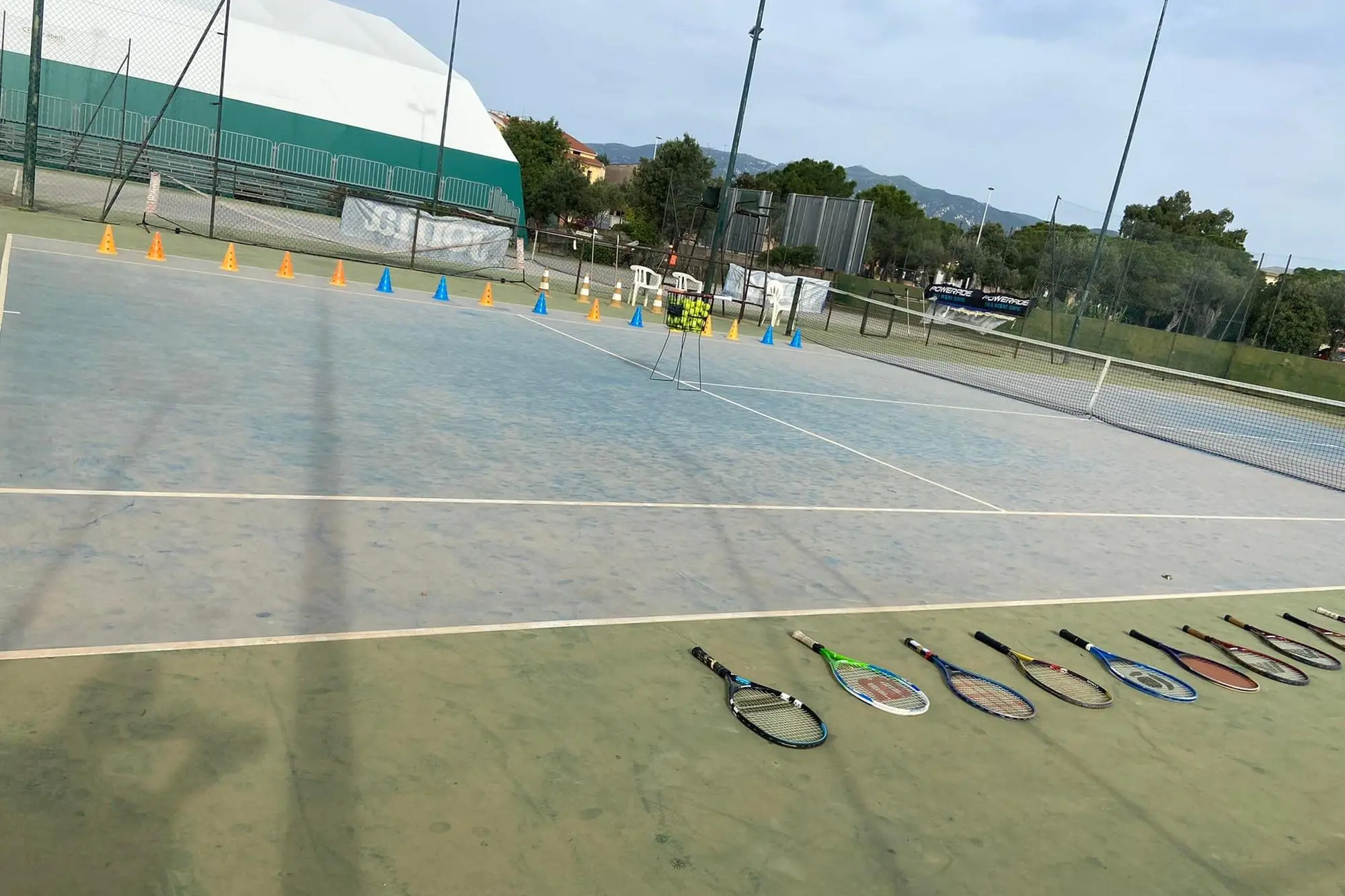 L'impianto del Tennis club Pula (foto Murgana)