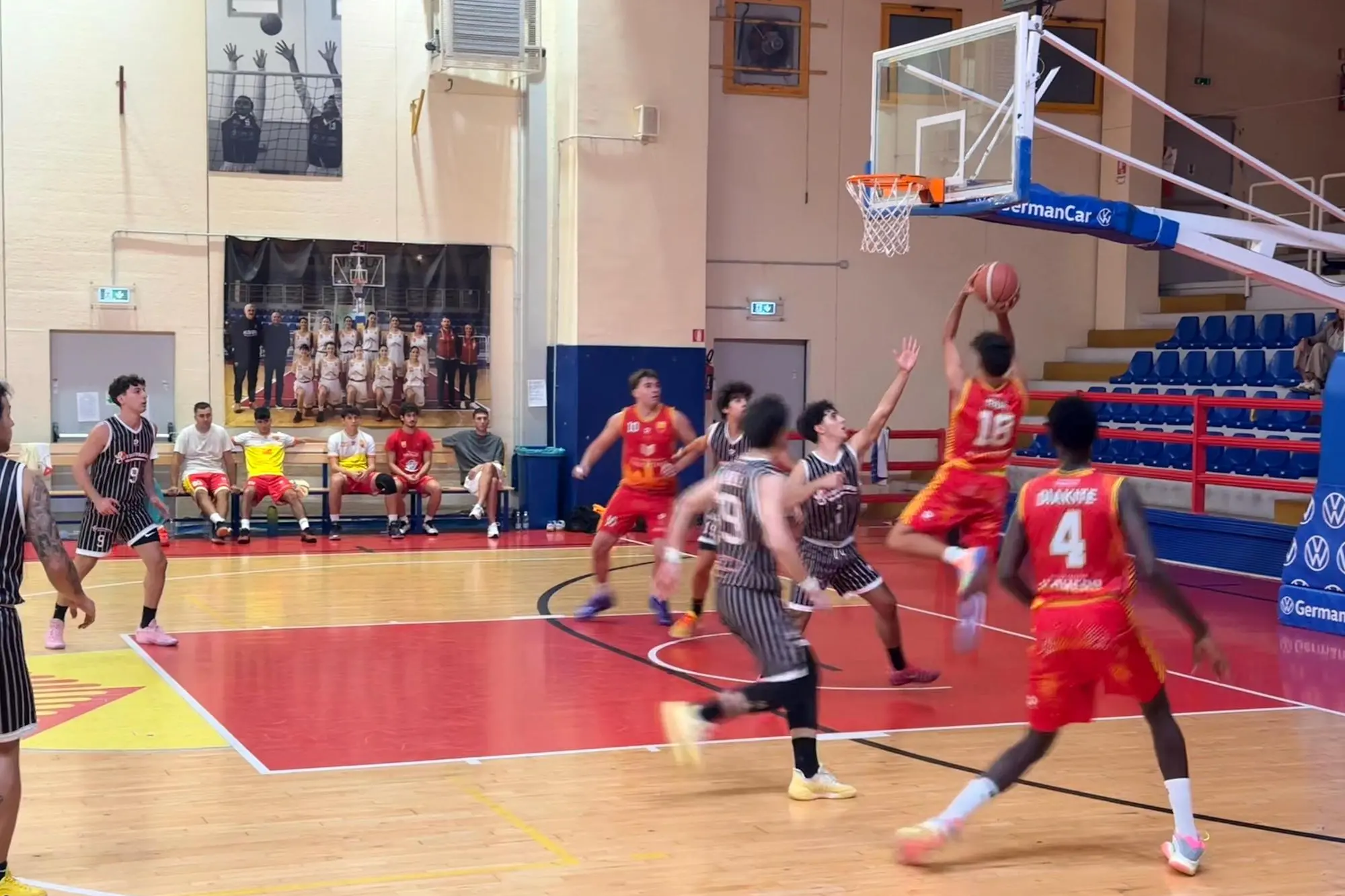 Fase di gioco nel torneo di Divisione Regionale 1 (foto concessa)