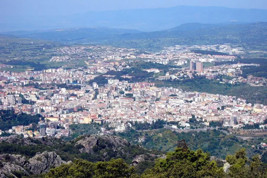 A view from the top of Nuoro (archive L'Unione Sarda)
