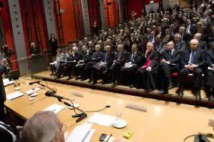 L'inaugurazione del Banco di Credito Sardo