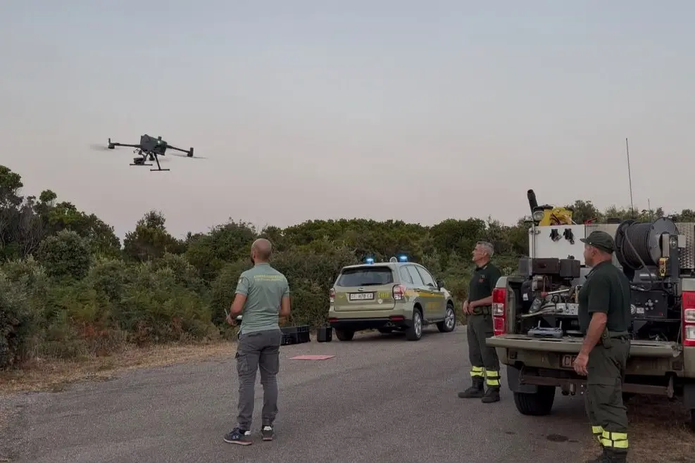 A drone used by the Forestry Corps