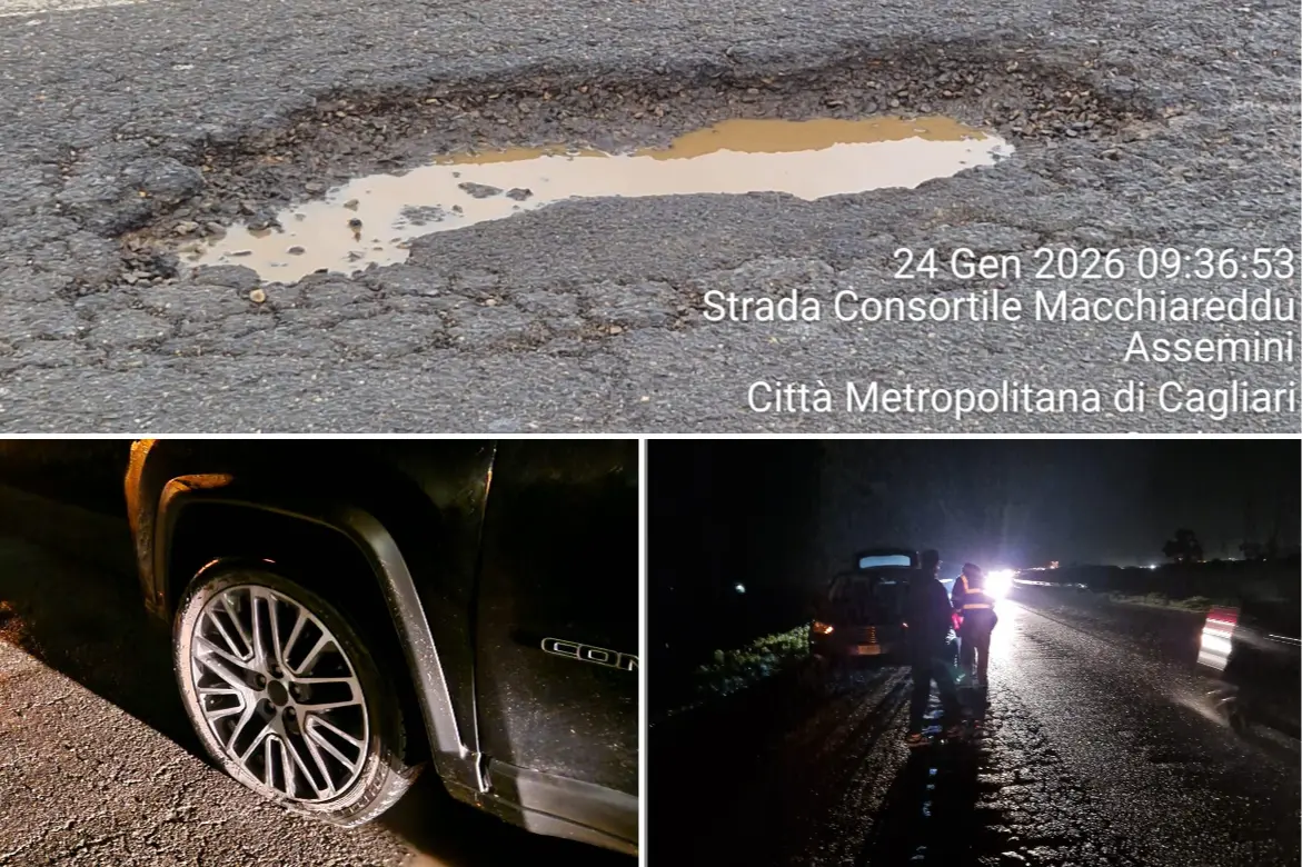 Le auto danneggiate sulla Dorsale Consortile