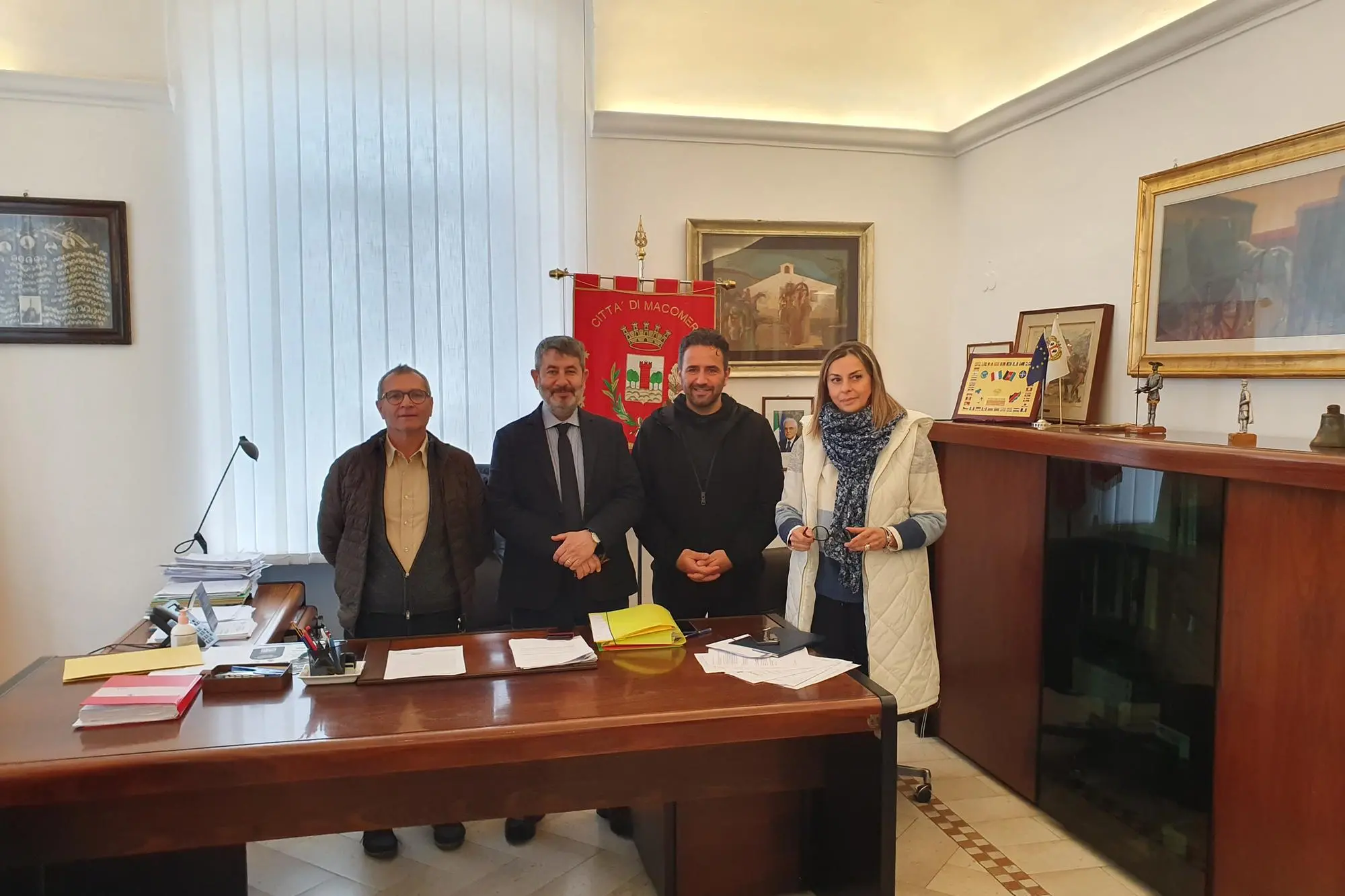 La Giunta comunale presenta il progetto  (foto concessa)
