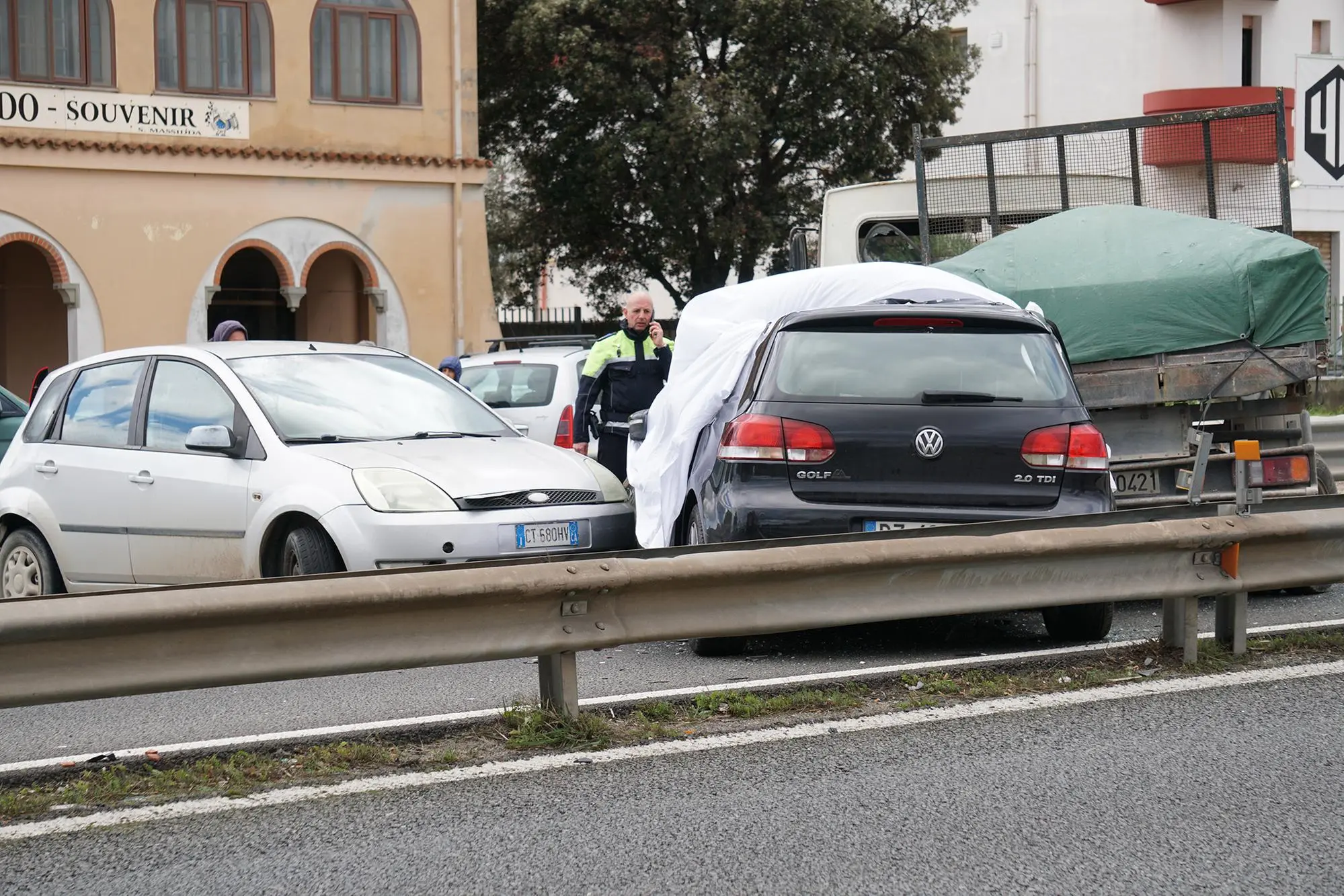 Monserrato, 20 gennaio 2023 . Incidente mortale Ss 554 - S. Anedda Endrich