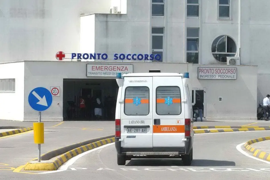 Il pronto soccorso dell'ospedale Perrino di Brindisi (Ansa - Grassi)
