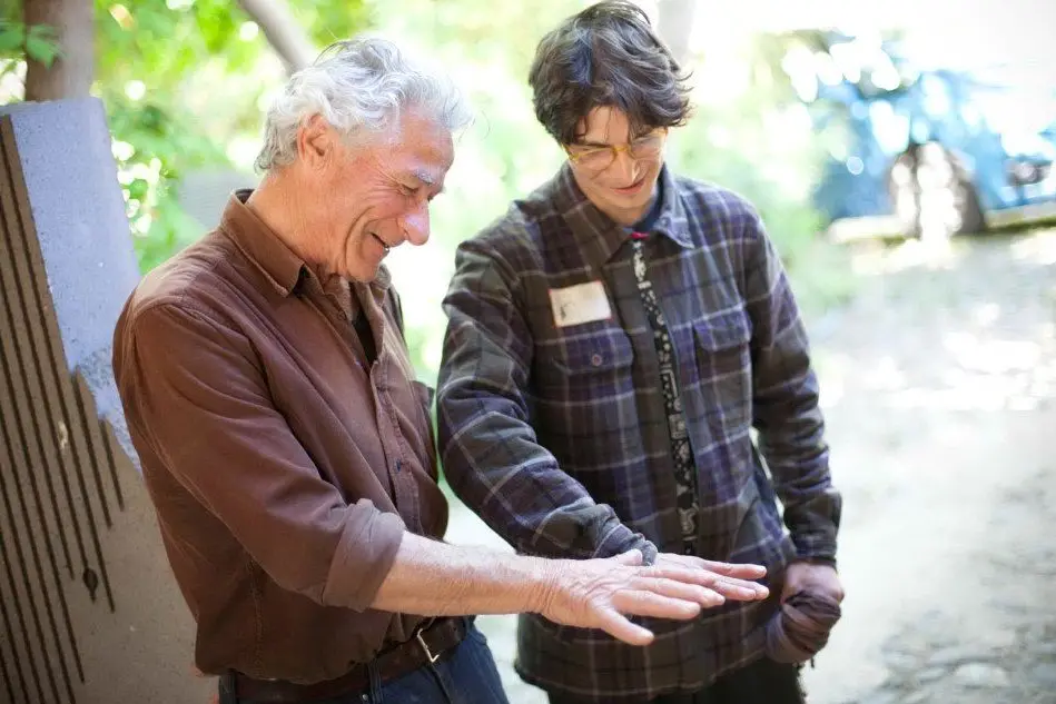 Pinuccio Sciola e Federico Carta, in arte Crisa