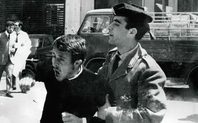 Impastato fermato in una manifestazione nel 1968
